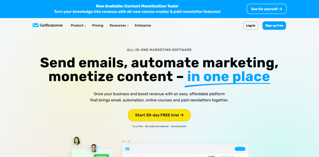 GetResponse Email Marketing and Automation