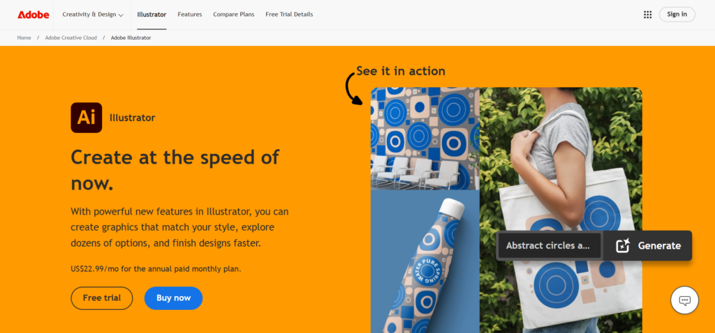 Adobe Illustrator Graphic Design and Illustration Tool