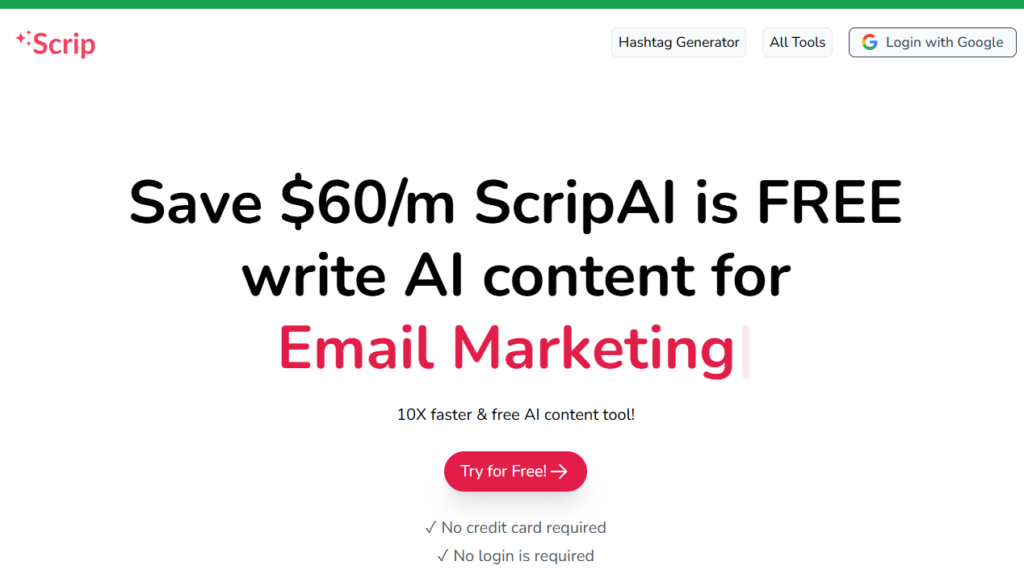 ScripAI AI Writing Tool