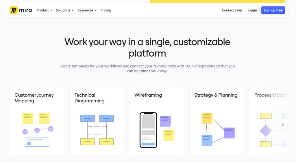 Miro team collaboration tool