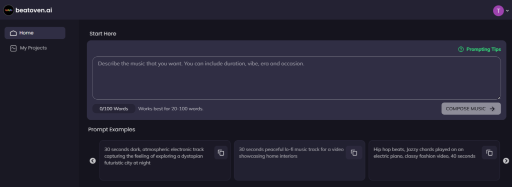 beatoven ai tool