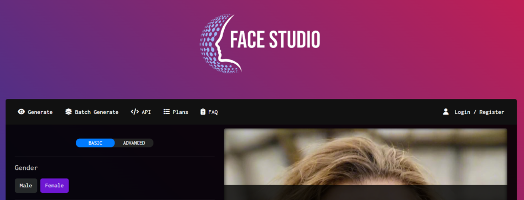 FaceStudio Ai Tool For Face Generation